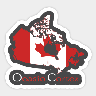 aoc canada Sticker